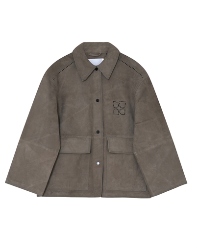 Day Birger et Mikkelsen - Harry Light Suede Jakke - Walnut